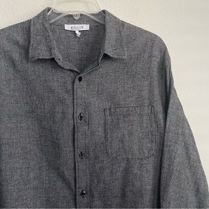 Frame Denim Houndstooth Button Down Long Sleeve Shirt